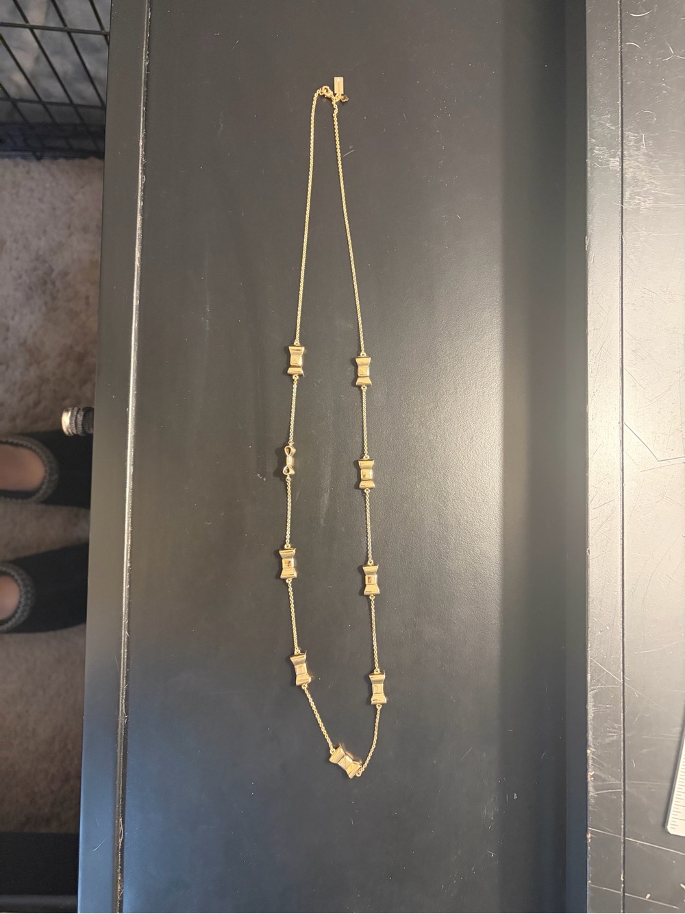 kate spade Gold Station Link Necklace